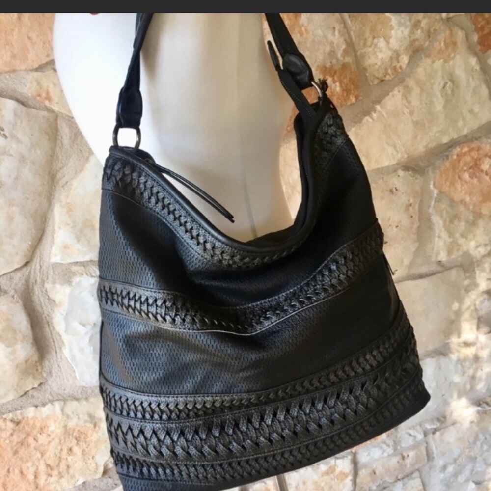 Anthropologie Hand Painted Cross Body Bag - Picture 4 of 6